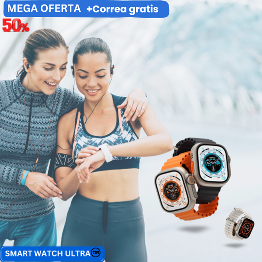 El reloj que transforma tu estilo de vida Smart Watch Ultra™ 💥 + Correa GRATIS 2x1 solo hoy